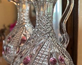Small crystal decanter