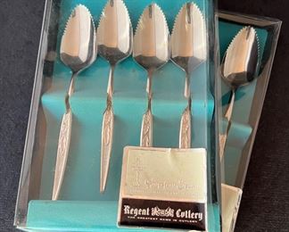 Vintage stainless spoon sets