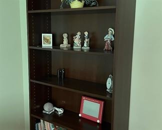 Tall wood bookcase