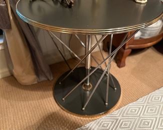 Modern brass and formica table