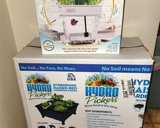 New in boxes: Hydroponic raised bed gardening system. Water garden