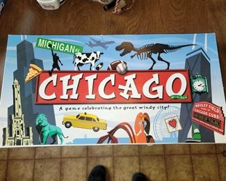 Vintage CHICAGO In A Box Board Game. Monopoly Style