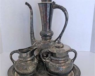 Antique Middletown Plate Co. Tea Serving Set