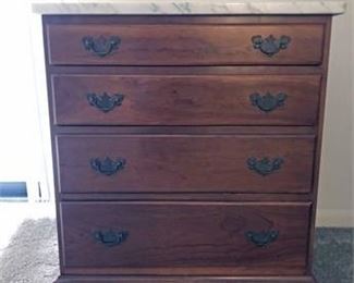 Suters Marble Top Cabinet