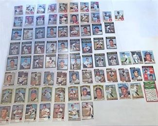 1960s 1970s Loose Red Sox Baseball Trading Card Collection