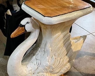 Swan Garden Seat