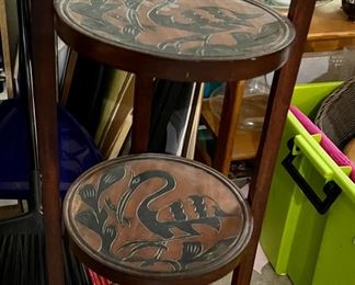 Asian-style side table