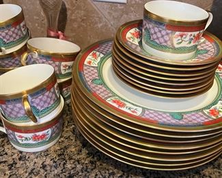 Set of Christian Dior China in the Byzantium Pattern