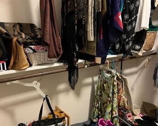 Decorative shawls and shoes