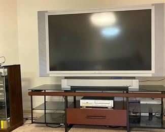 TV Entertainment stand only. TV sold $180
