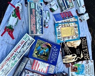 Games, books & Hess truck collectables