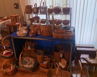 All sizes of Longaberger baskets