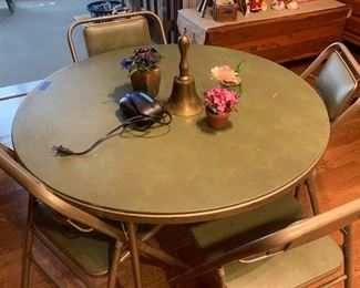 Card table 
Great Western RR bell