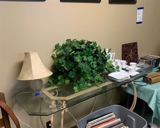 Glass hall table
Vintage Records