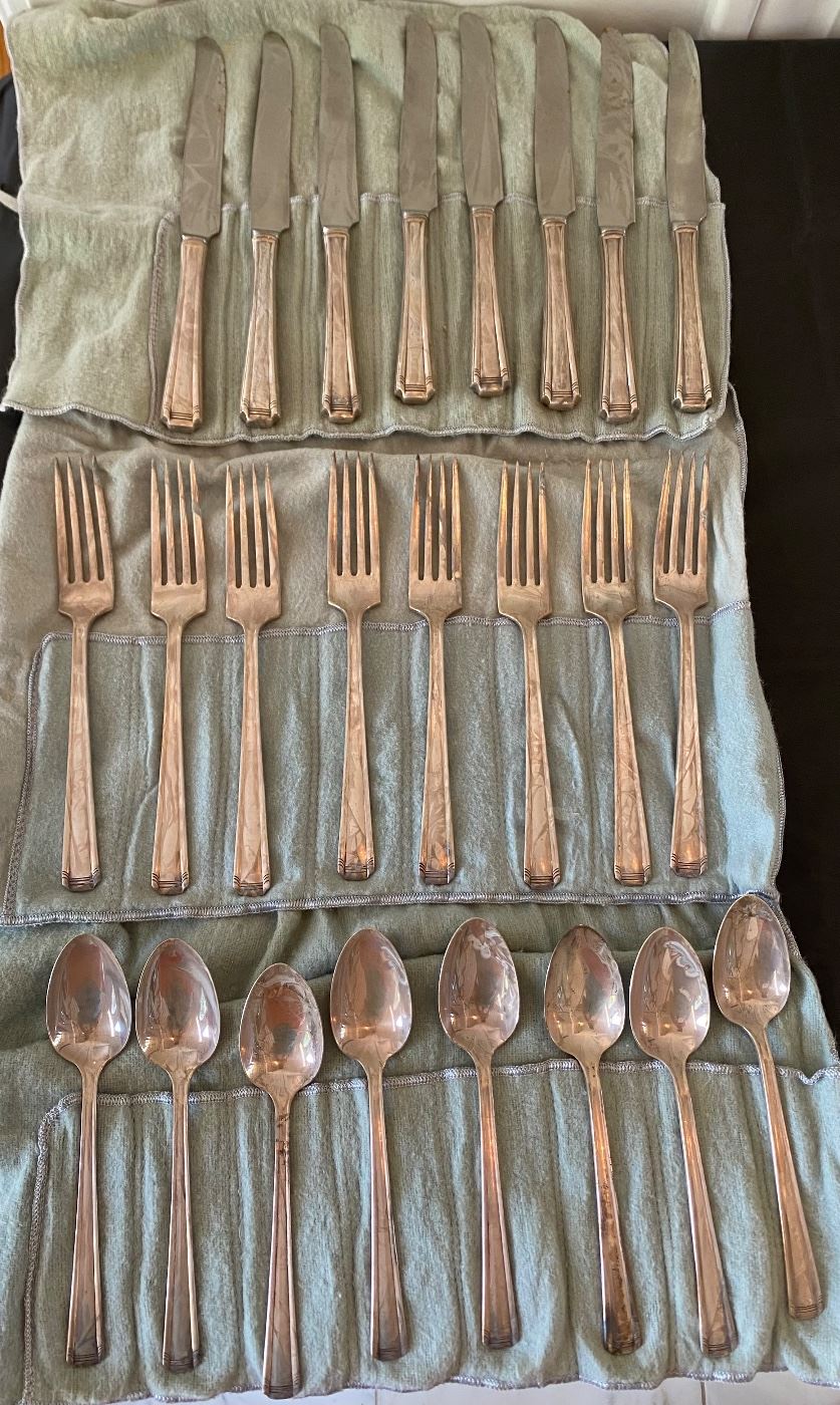 24 piece Sterling Flatware Set