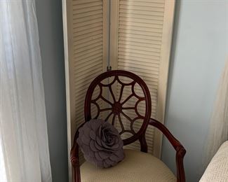 Gorgeous antique spider web chair