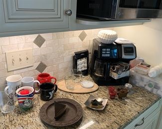 Coffee maker, sun dial