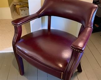Leather desk chair