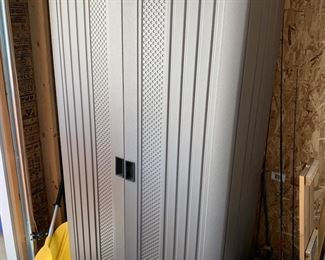 Rubbermaid storage cabinet