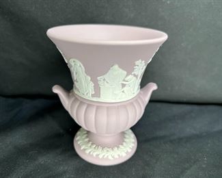 Wedgwood Jasperware Lilac Urn Sacrifice Figures