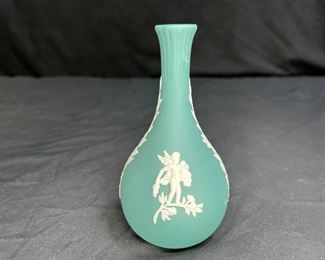 Anniversary Edition Teal Jasperware Bud Vase