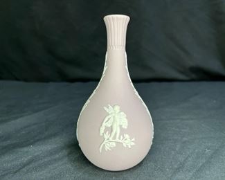 Lilac Jasperware Bud Vase - Wedgwood