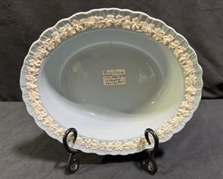 Blue Wedgwood Queen's Ware Serving Bowl