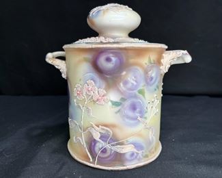 Antique Royal Moriye Nippon Moriage Biscuit Jar
