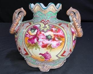 Antique Nippon Moriage Vase