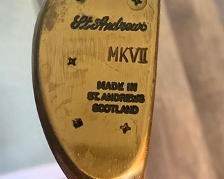 Very nice St. Andrews Hickory shaft putter