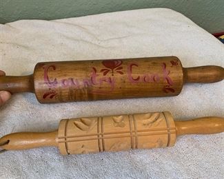 Vintage rolling pins