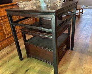 Asian Style Cocktail Table, Asian Style End Table