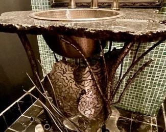 Pre-Sale Available! Custom Brushed Metal Vanity $1200