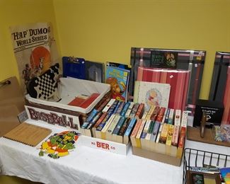 More romance in the basement.   BOOKS!  I AM TALKING ABOUT BOOKS.  