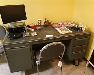 Heavy metal desk.  The kind Dio uses.