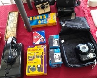 Vintage cameras, cases and FILM!!