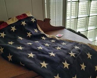 Vintage flag with 48 stars