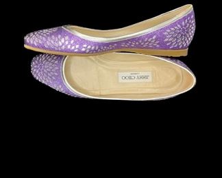 Jimmy Choo sparkle flat in excellent condition, size 38