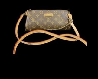 Louis Vuitton "Eva" monogram coated canvas crossbody bag or clutch