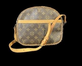 Louis Vuitton "Senlis" coated canvas shoulder bag
