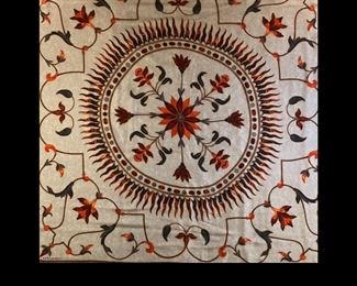 ESKANDER Printed Silk Scarf appx 54x54