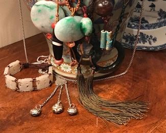 Jade, jadite, and hardstone pendants purchased in mainland China