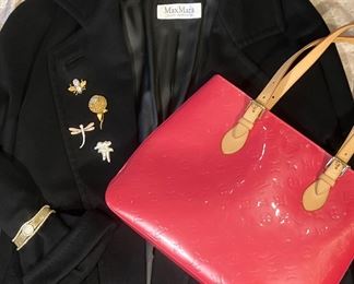 Brooches are hot again, especially for MEN!!!!! Pop one on your lapel and let them talk about how "IN STYLE" you are!  This ladies Italian cashmere coat will be offered.