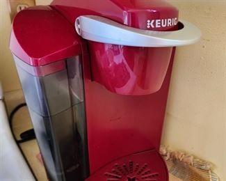 Fire engine Red Keurig Coffee maker