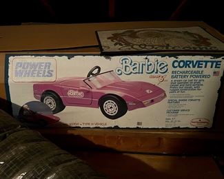 Power Wheels Barbie Corvette 
