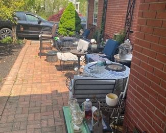 Wrought iron patio furniture