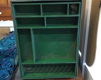 Painted sewing cabinet 