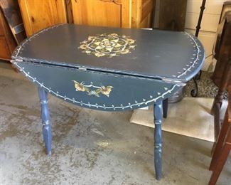 Drop leaf painted table 