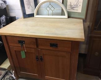 Custom Kitchen Island butcher block 