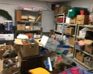 Clearance room: take as much as you want, pay $25! (Shelving not included)